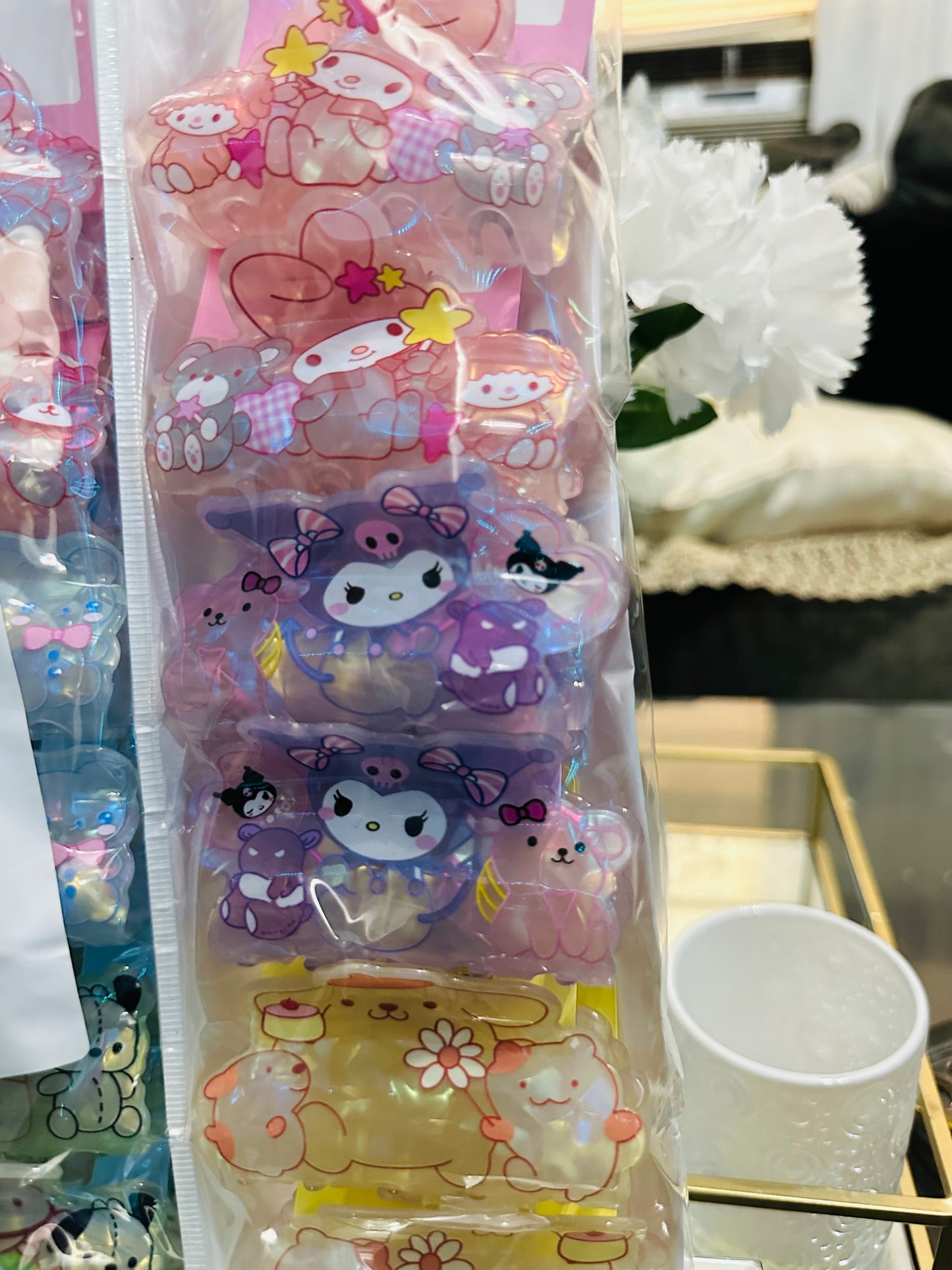 Hello Kitty and friends hair clip 12(pcs)