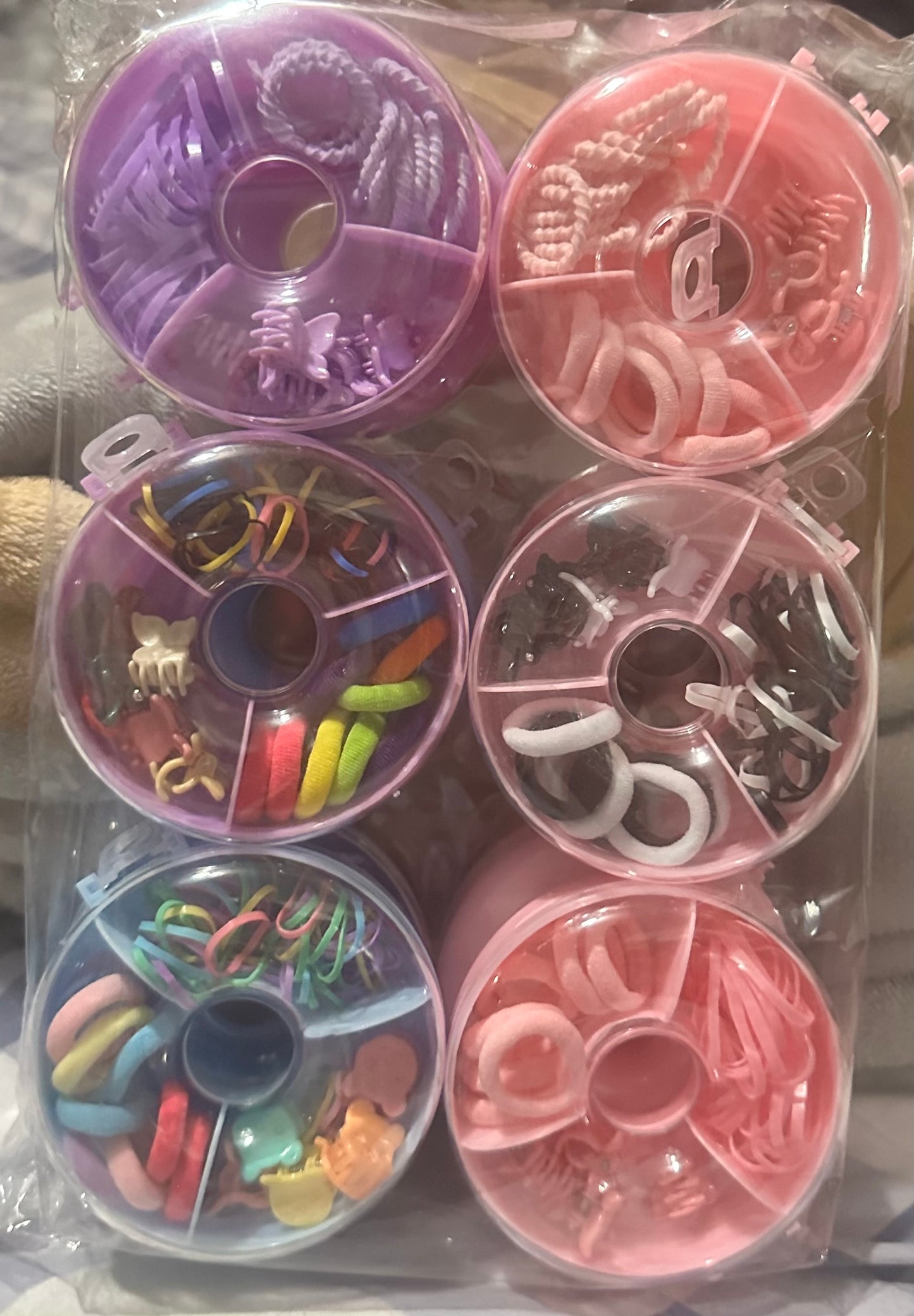 Small hair clips accessories for girls (12 pcs)