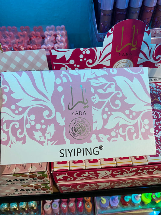 Yard set perfume and lip gloss 9(pcs)