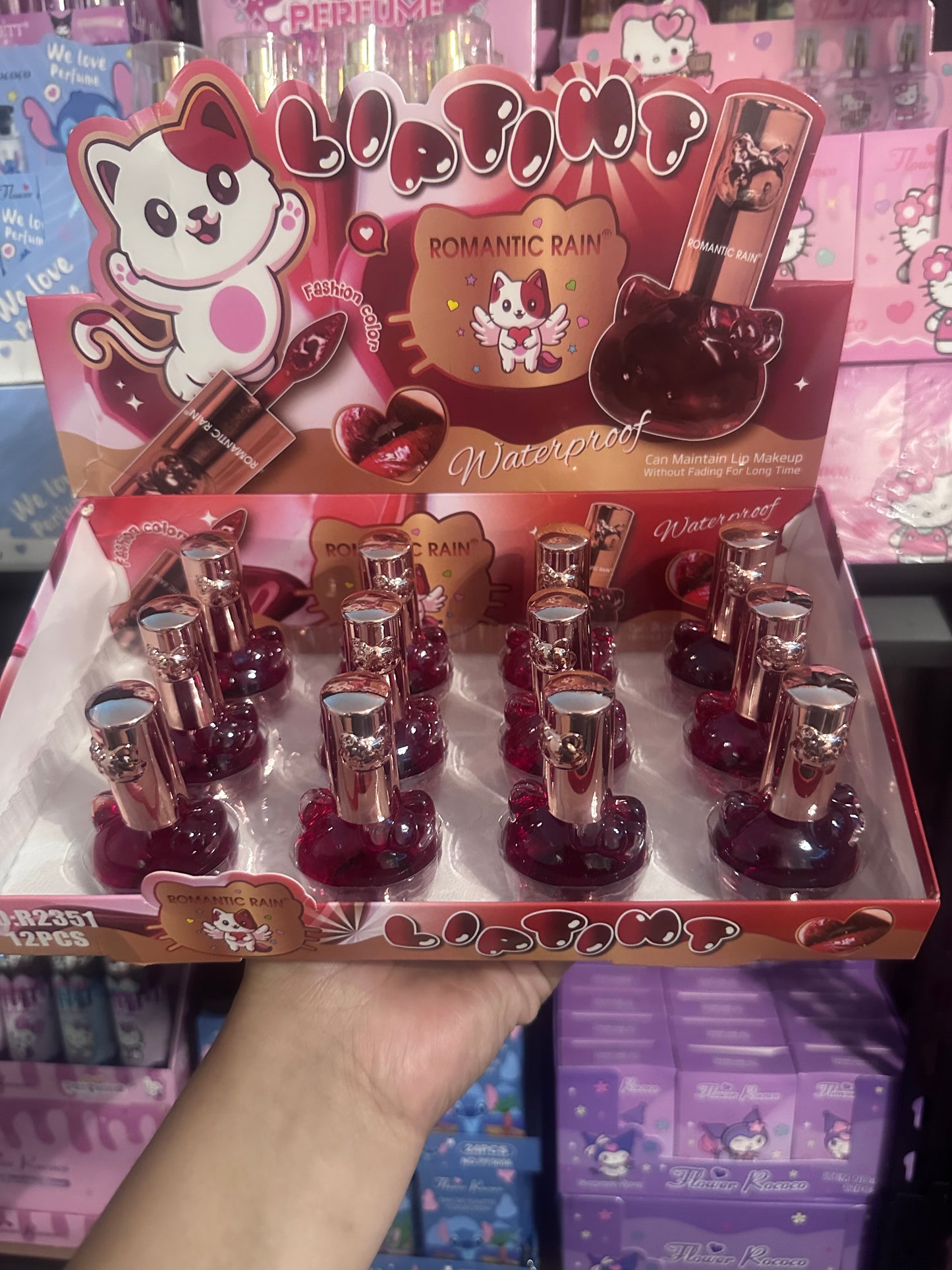 Lip tint Waterproof 12(pcs)