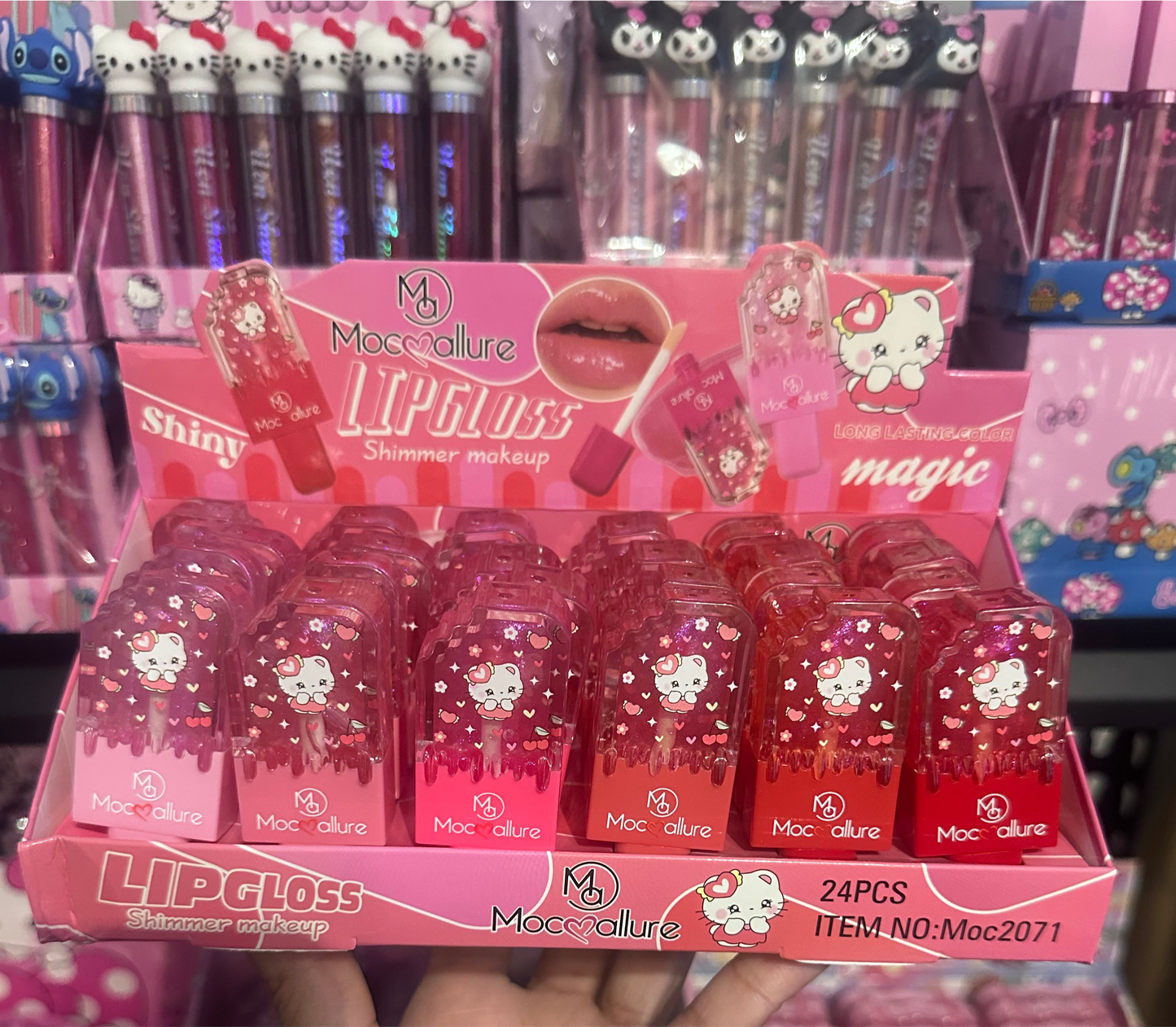 Hello Kitty lip Gloss 24(pcs)