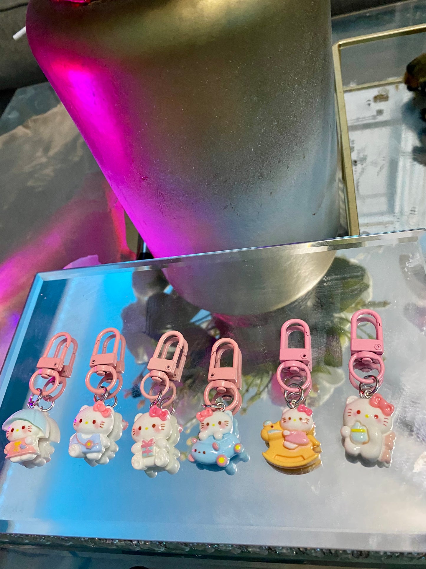 Hello Kitty keychain 6(pcs)