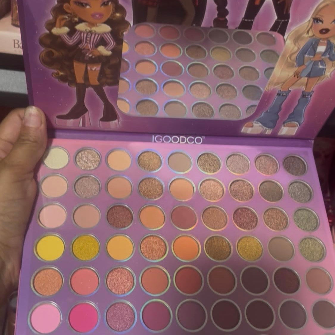 Eyeshadow palette of 84 beautiful colors