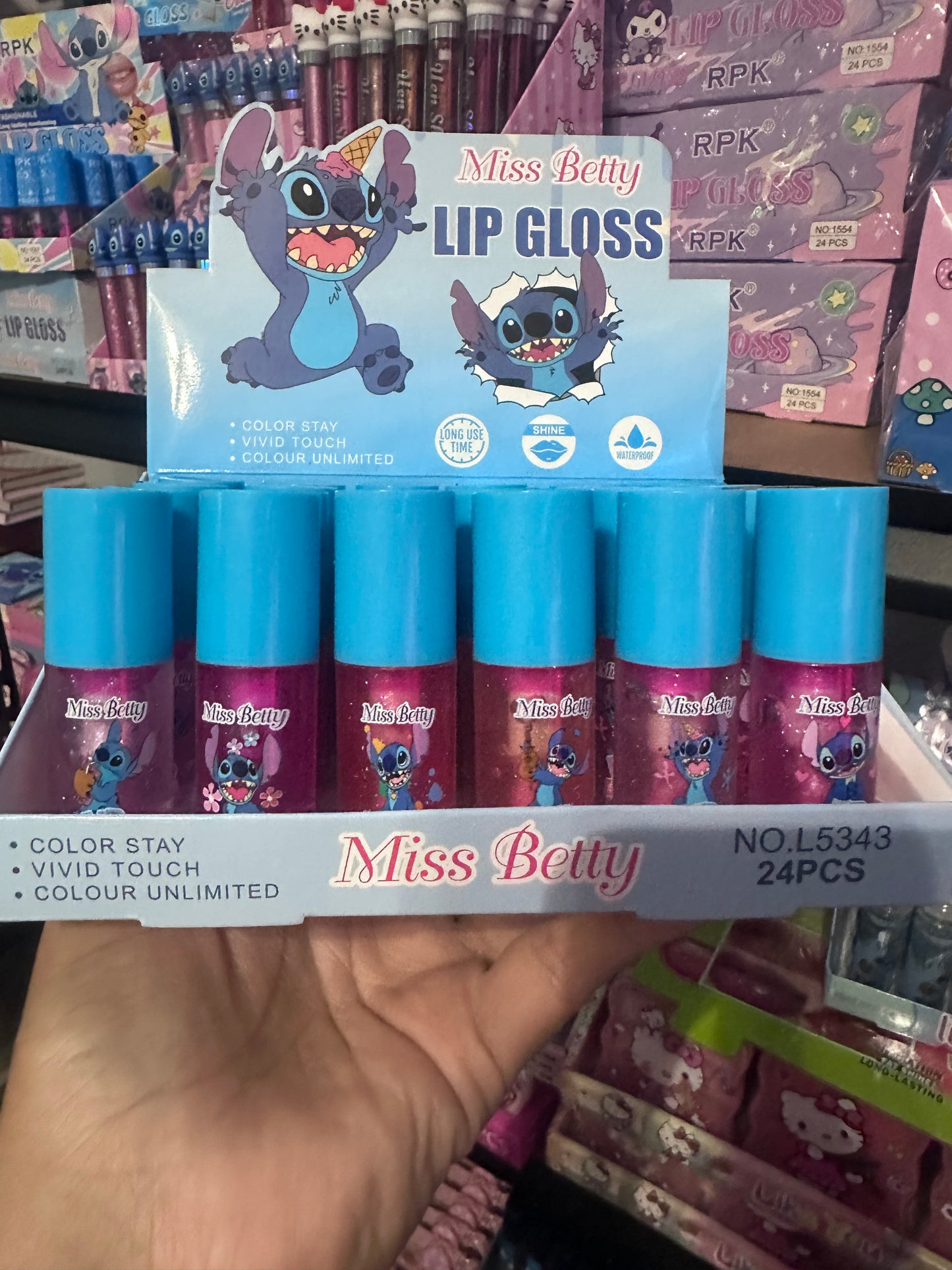 Stitch Lip Gloss 24(pcs)