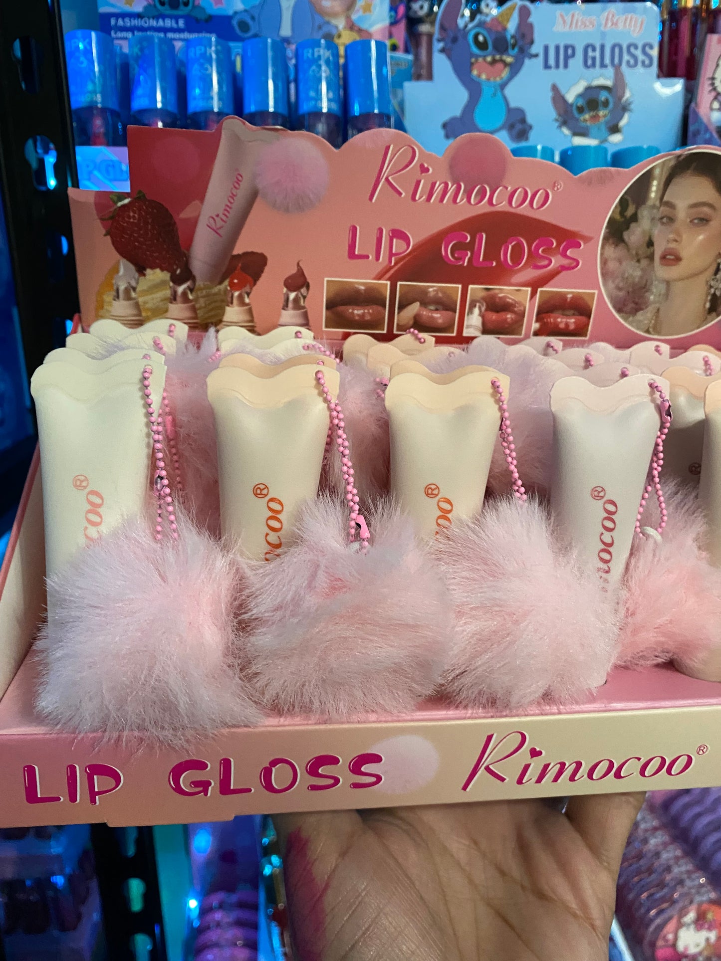Lip Gloss keychain 24(pcs)