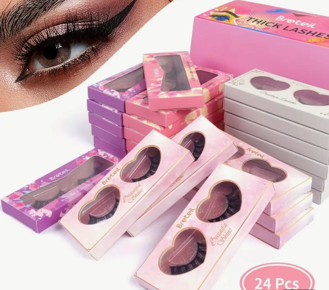 Eyelashes (24 Pcs)