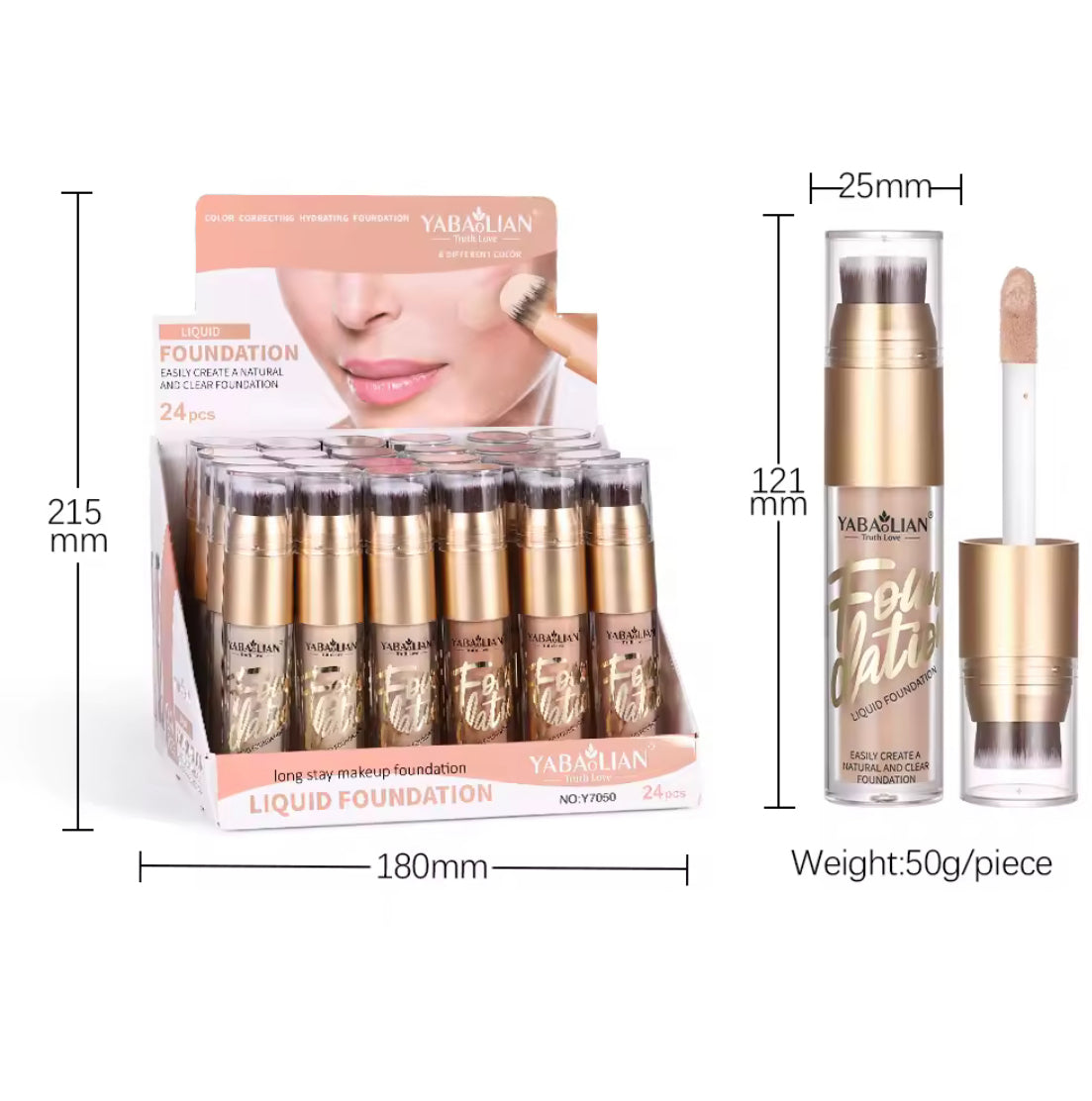 New Clear Foundation (24pcs)