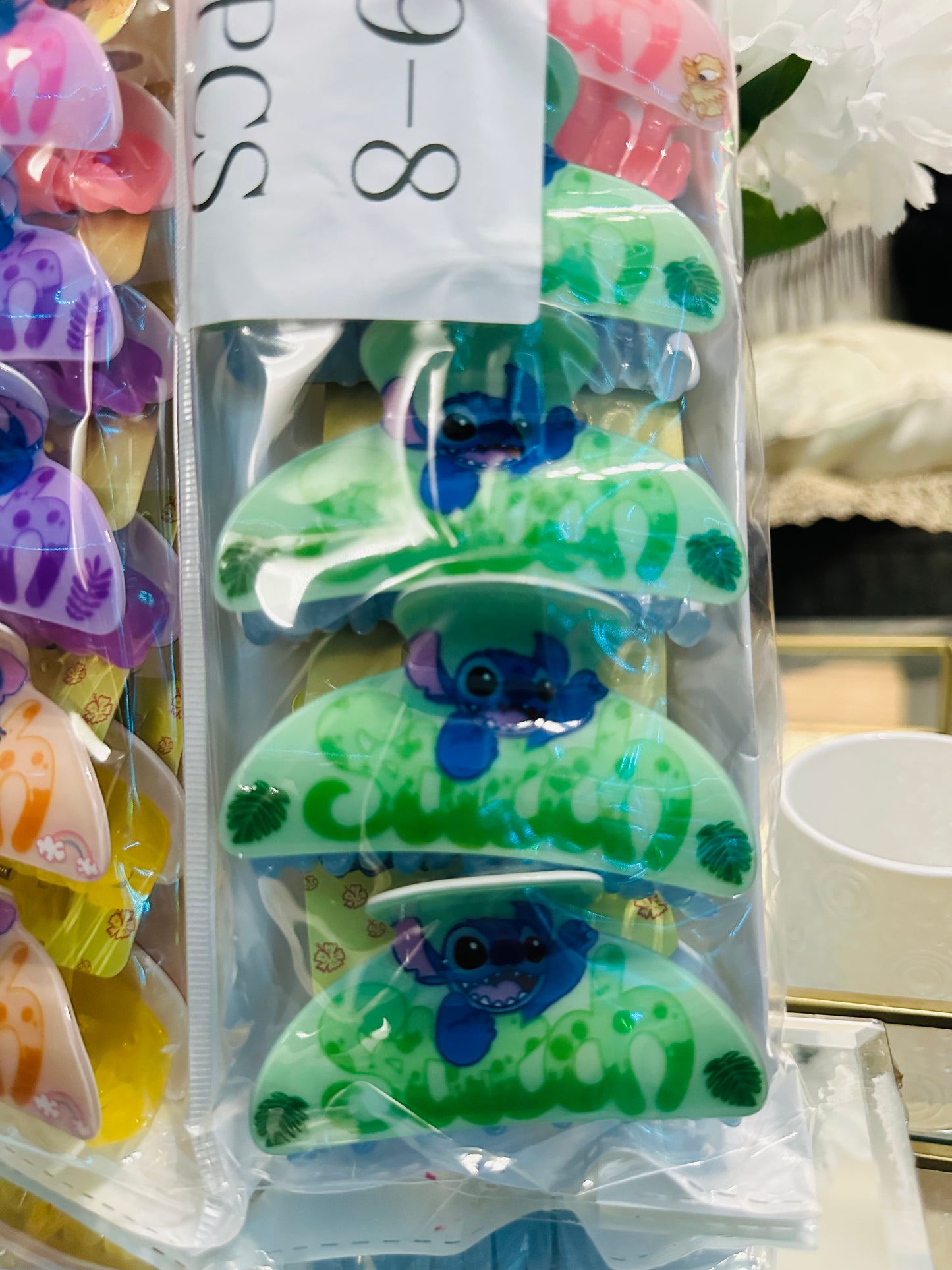 Stitch hair clip 12(pcs)