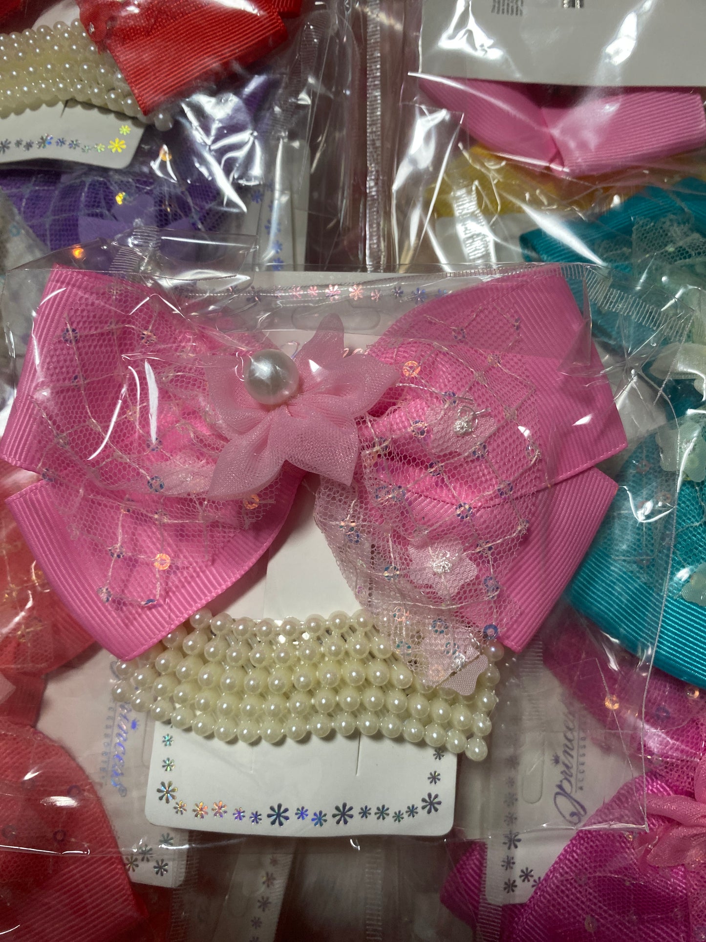 24-piece hair bows for girls