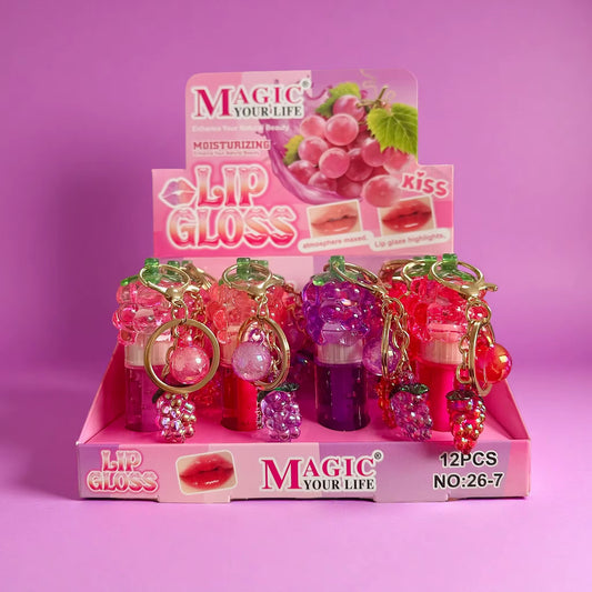 Grape Lip Gloss Long-lasting Hydration 24(pcs)