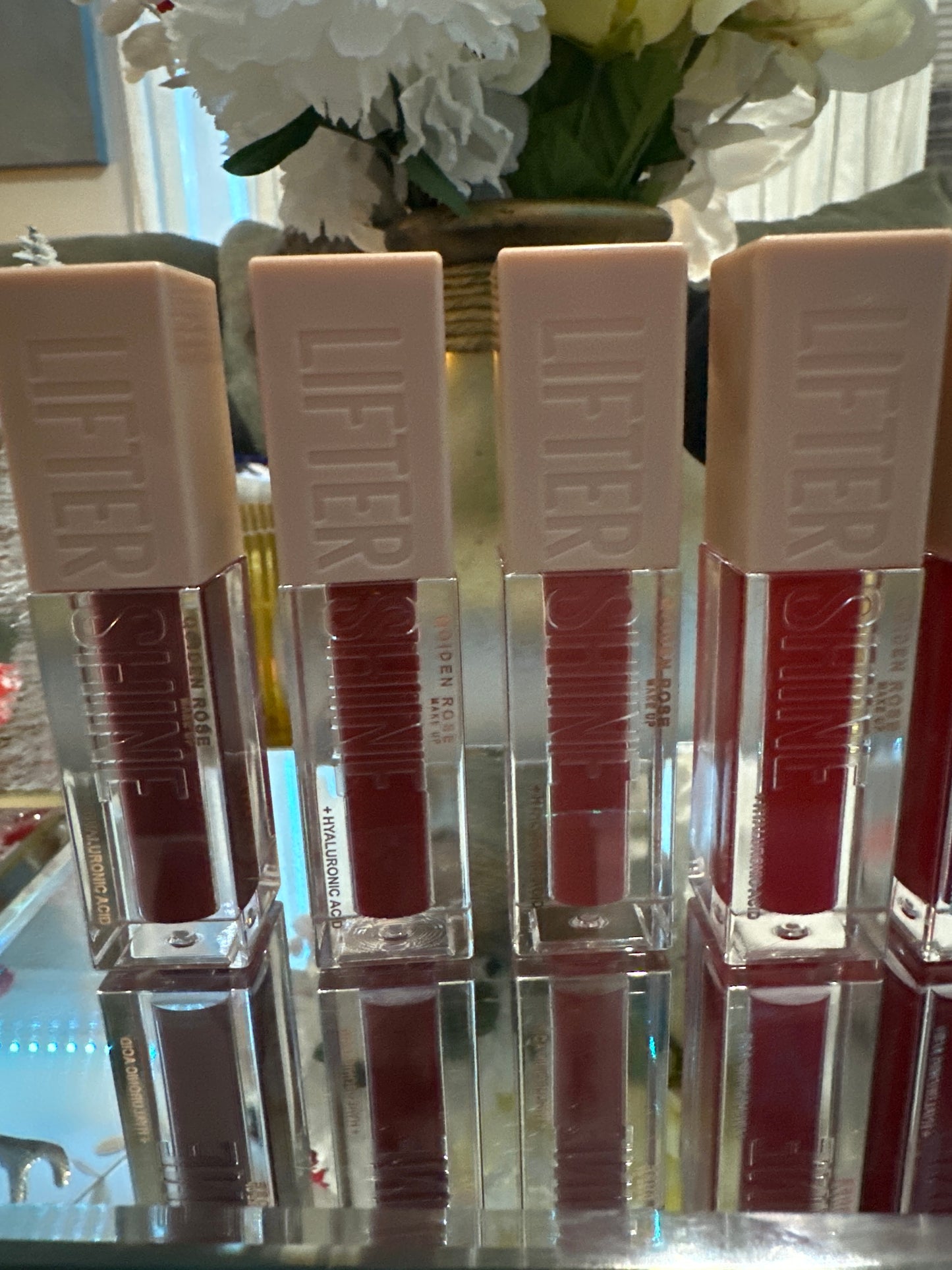 Red Lip Gloss Matte Long-Lasting 24(pcs)