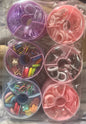 Small hair clips accessories for girls (12 pcs)