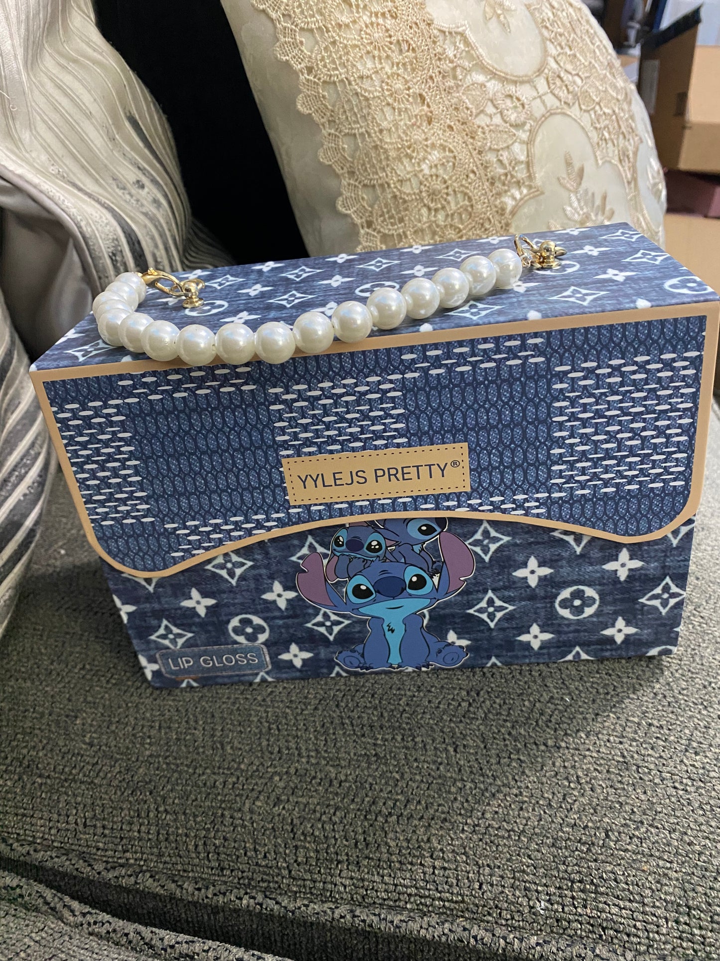 Stitch lip gloss Gif set 24(pcs)