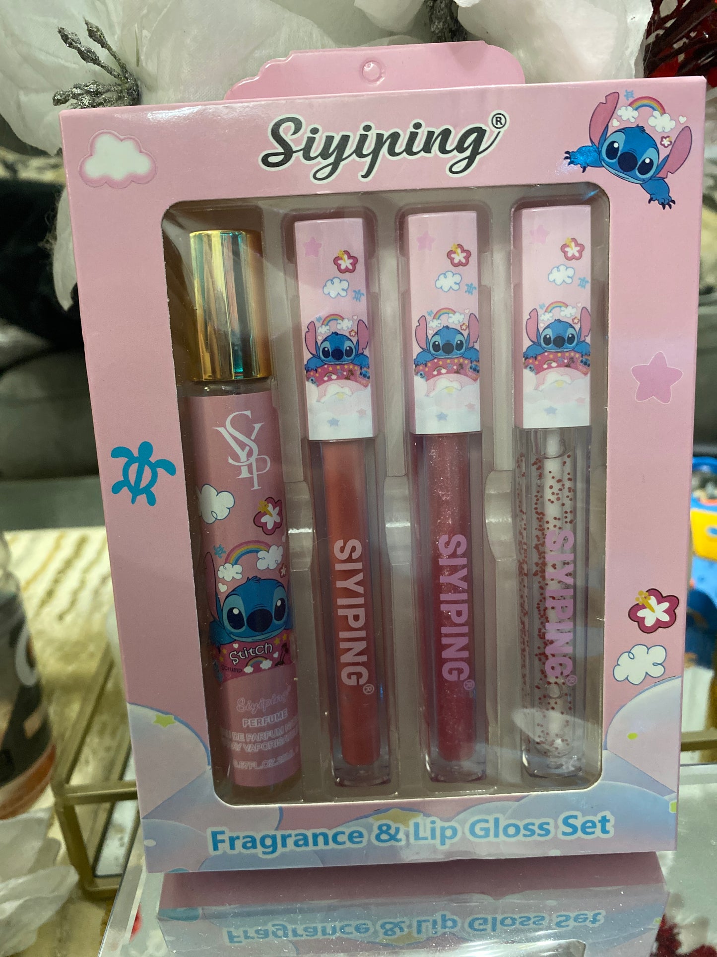 Fragrance and lip Gloss set