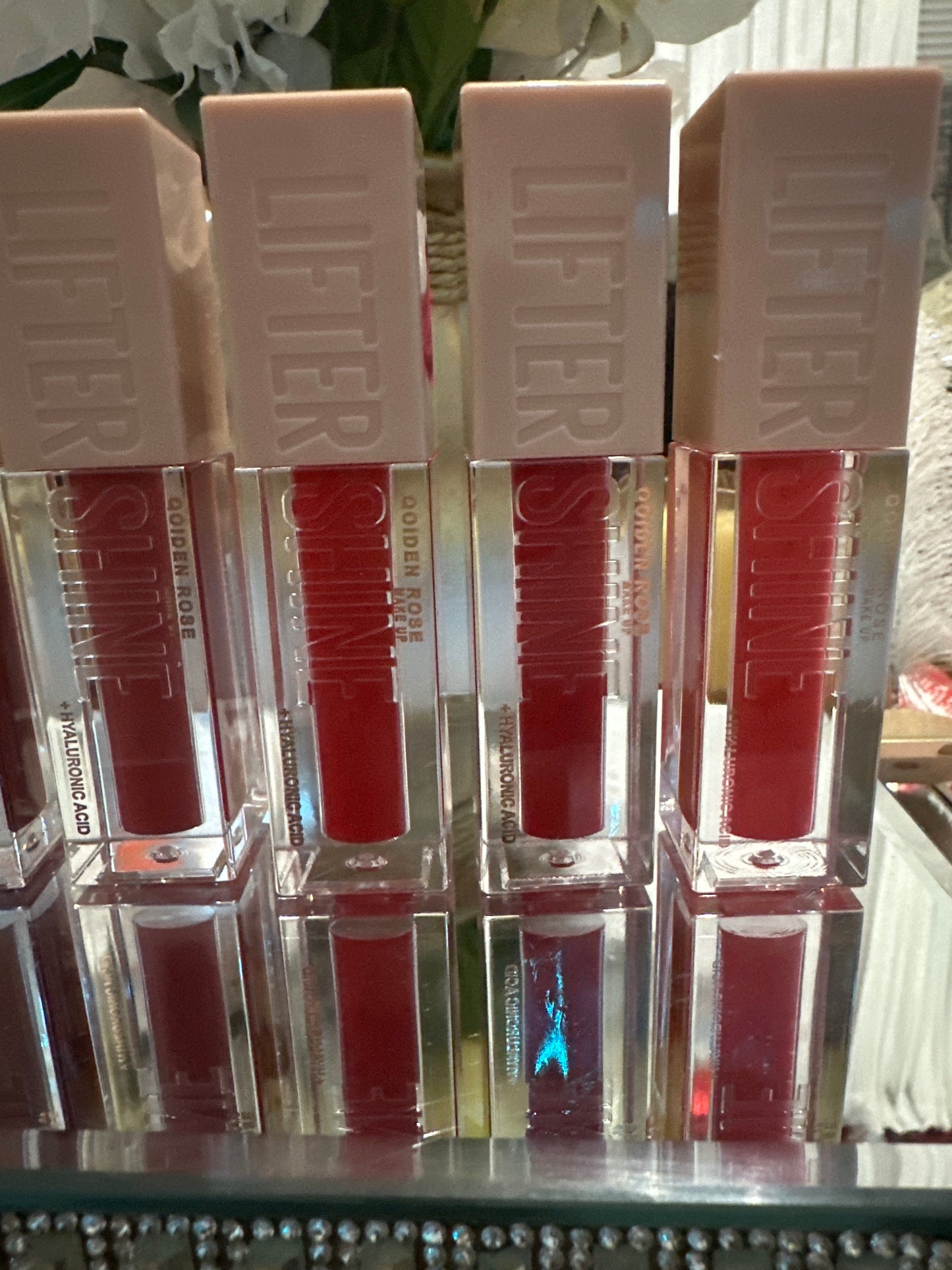 Red Lip Gloss Matte Long-Lasting 24(pcs)