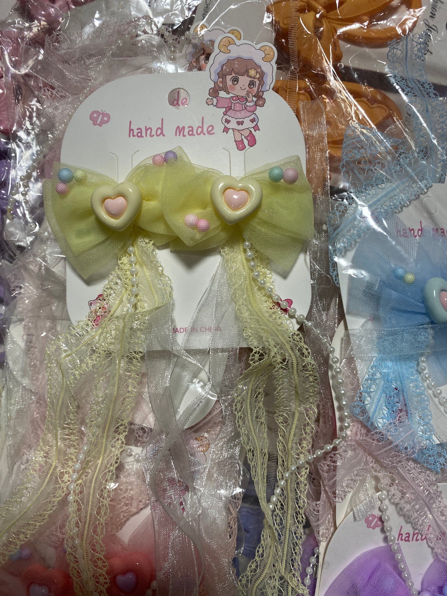 24-piece hair bows for girls