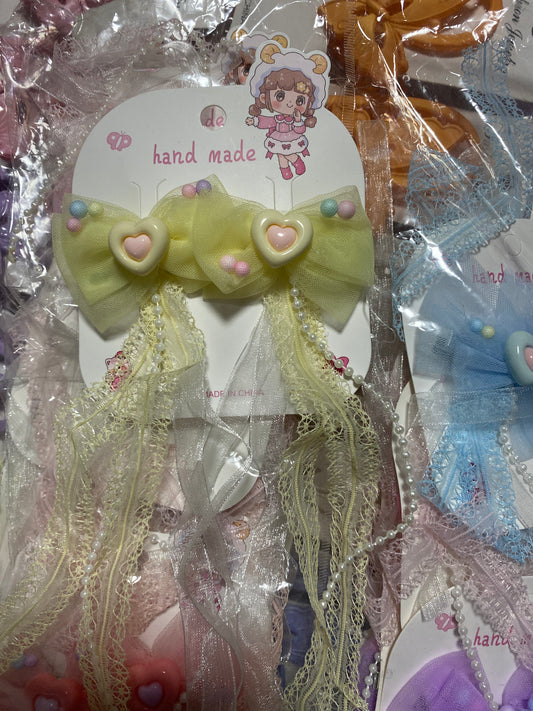 24-piece hair bows for girls
