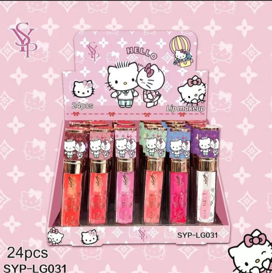 Hello kitty (24 pcs) Lip gloss