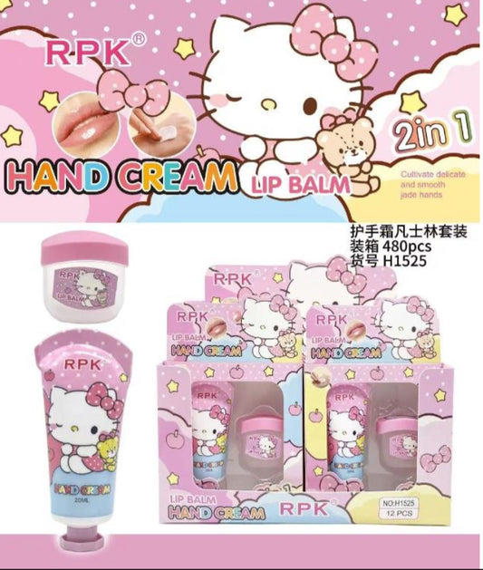 Hand Cream and Lip Balm 12(pcs)