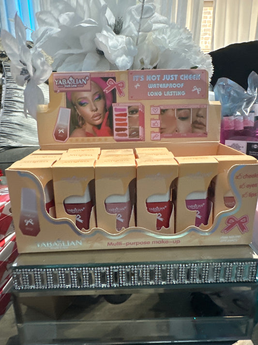 Multi-purpose makeup cheeks, eyes and lips waterproof 12(pcs)