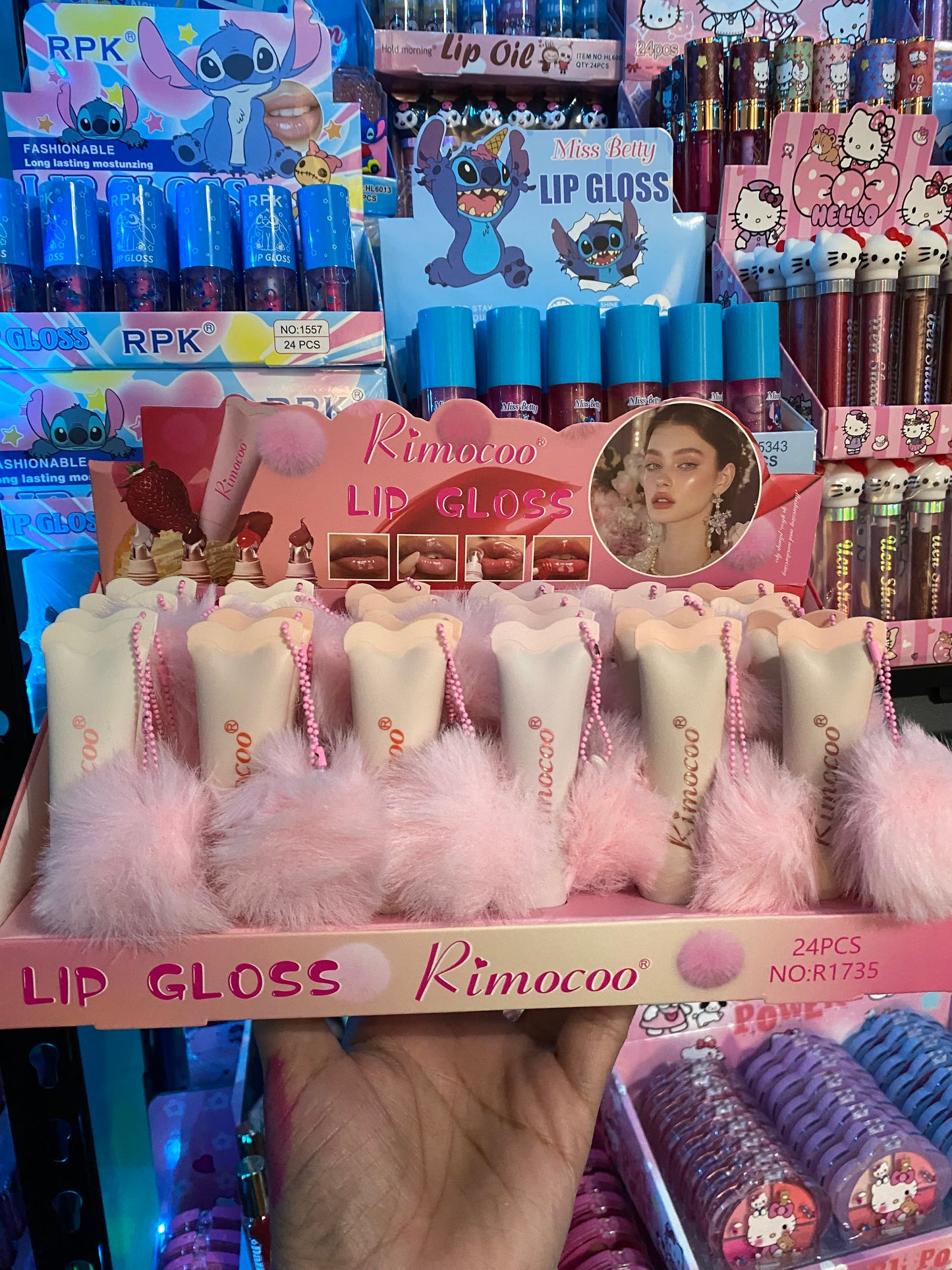 Lip Gloss keychain 24(pcs)