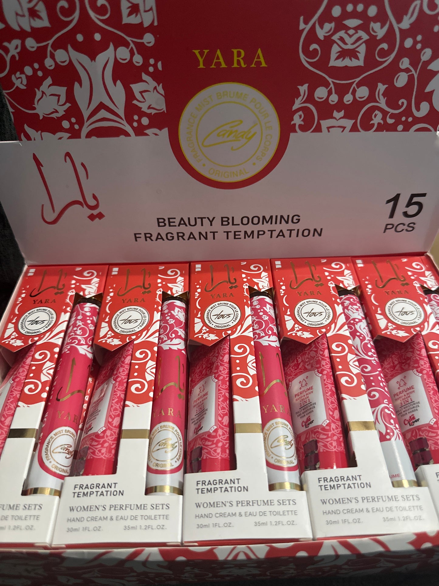 Yara perfume set with cream