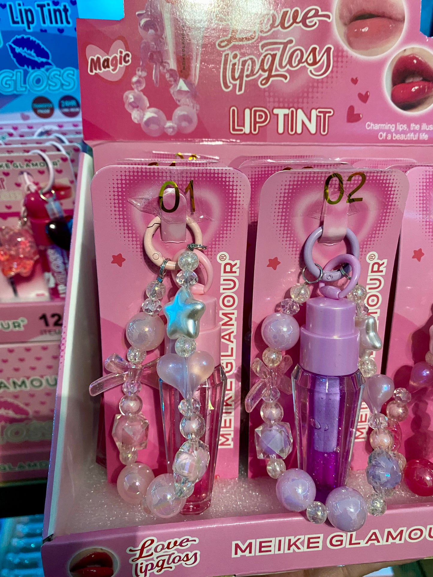 Lip Gloss with Bracelet 12(pcs)