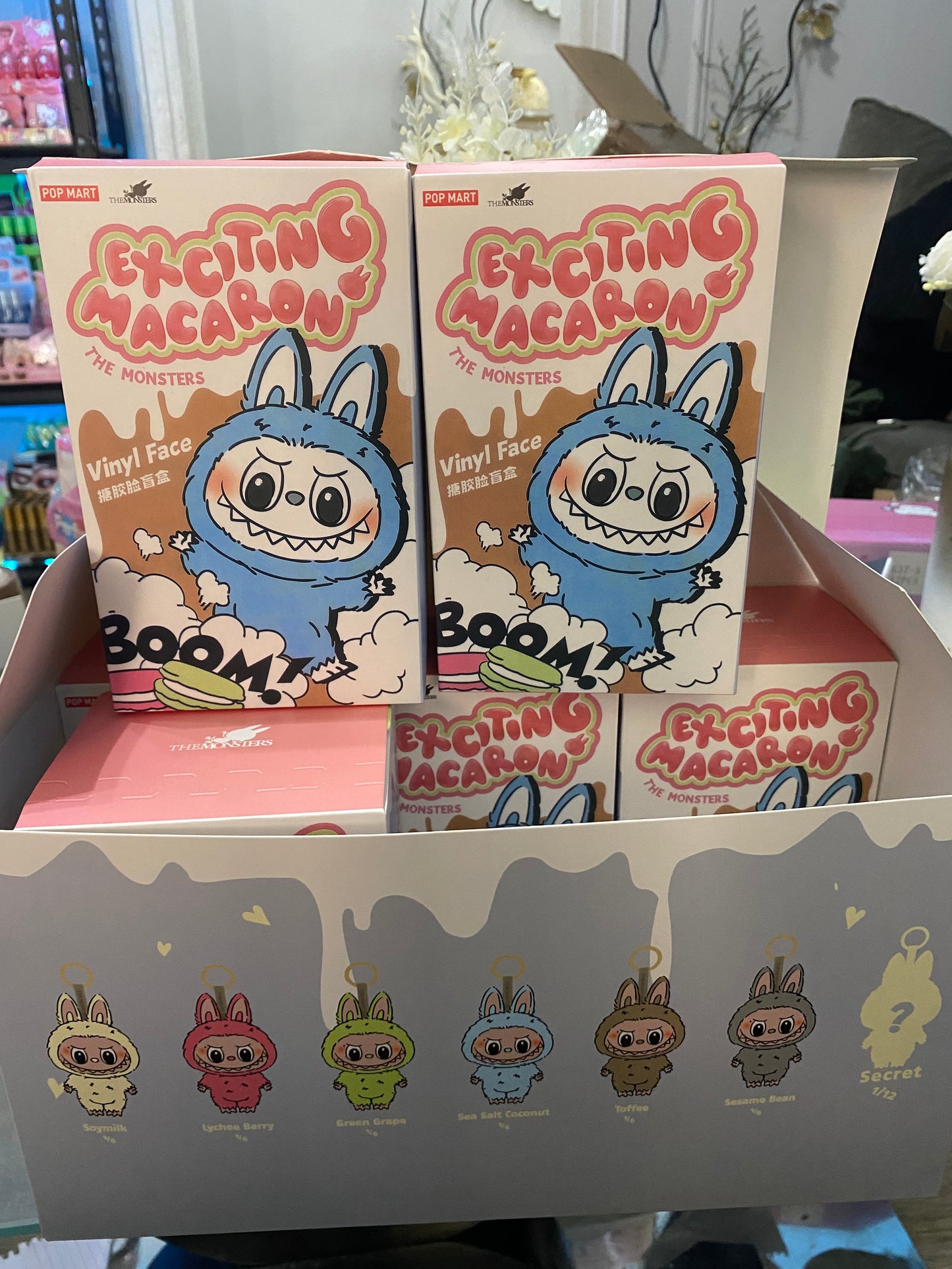 Labubu The Monsters a box with 6 pieces
