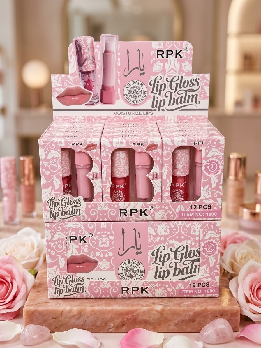 Lip Gloss Lip Balm set