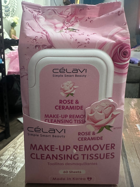 Celavi makeup Remover 8(pcs) 60 wipes