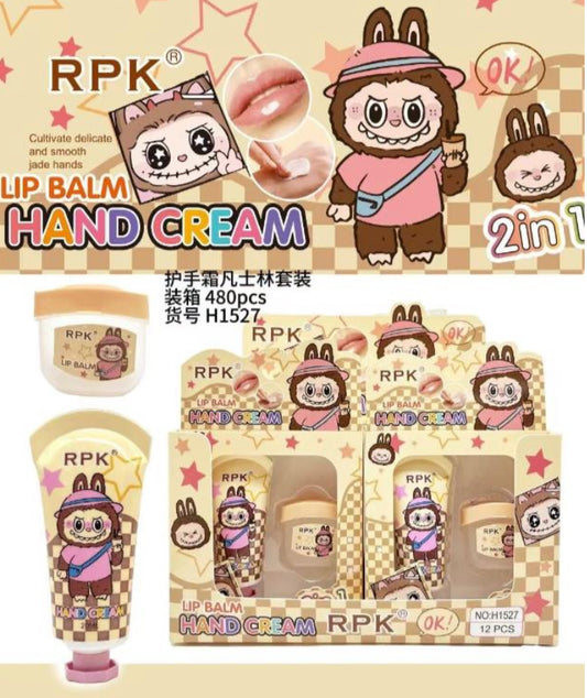 Hand Cream and Lip Balm 12(pcs)