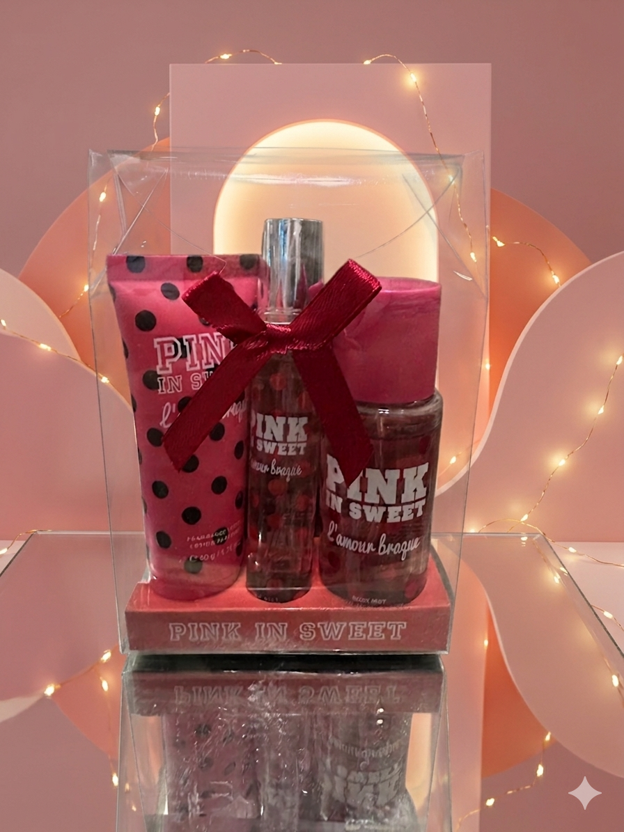 Pink fragrance set