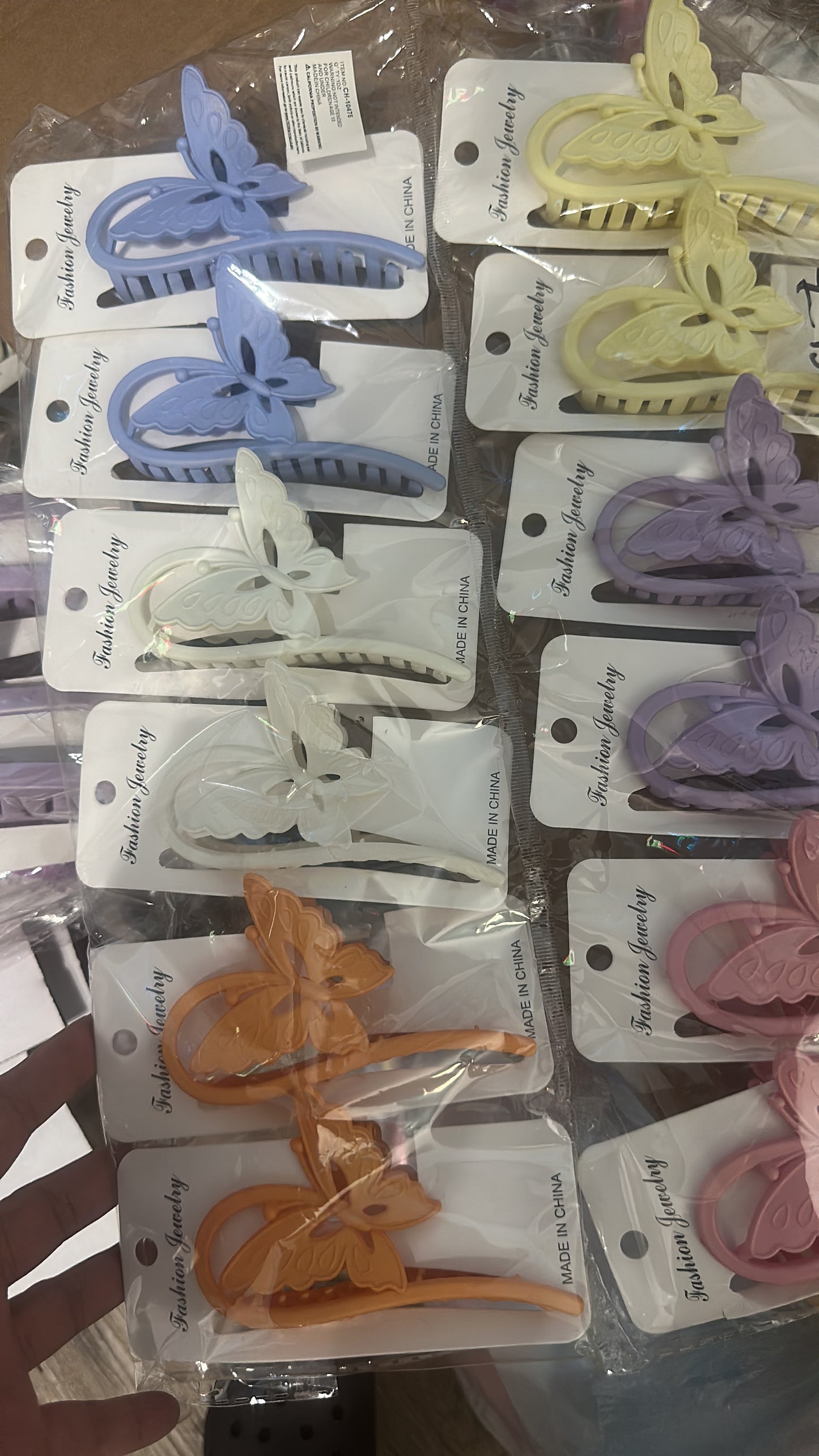 Large hair clips 12(pcs)
