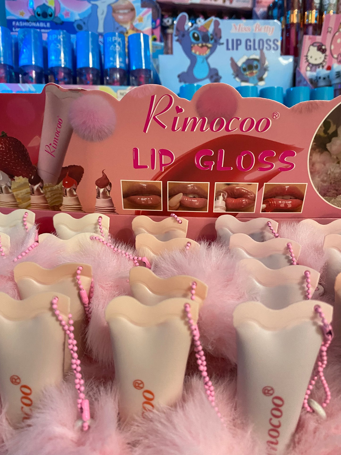 Lip Gloss keychain 24(pcs)