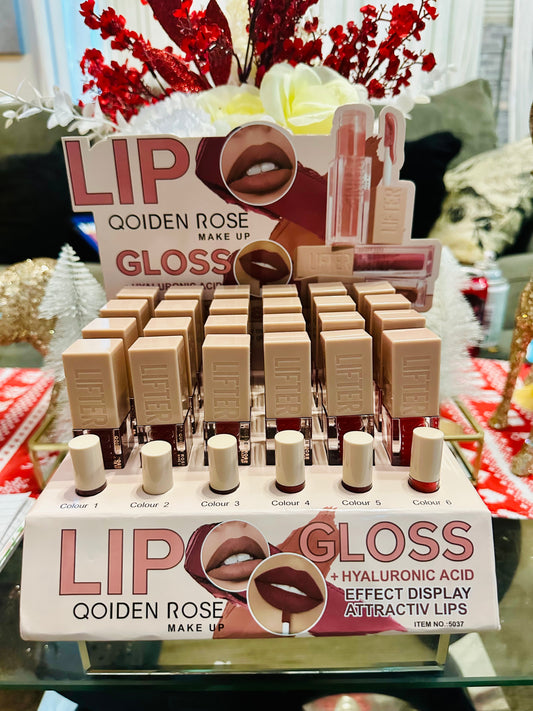 Red Lip Gloss Matte Long-Lasting 24(pcs)