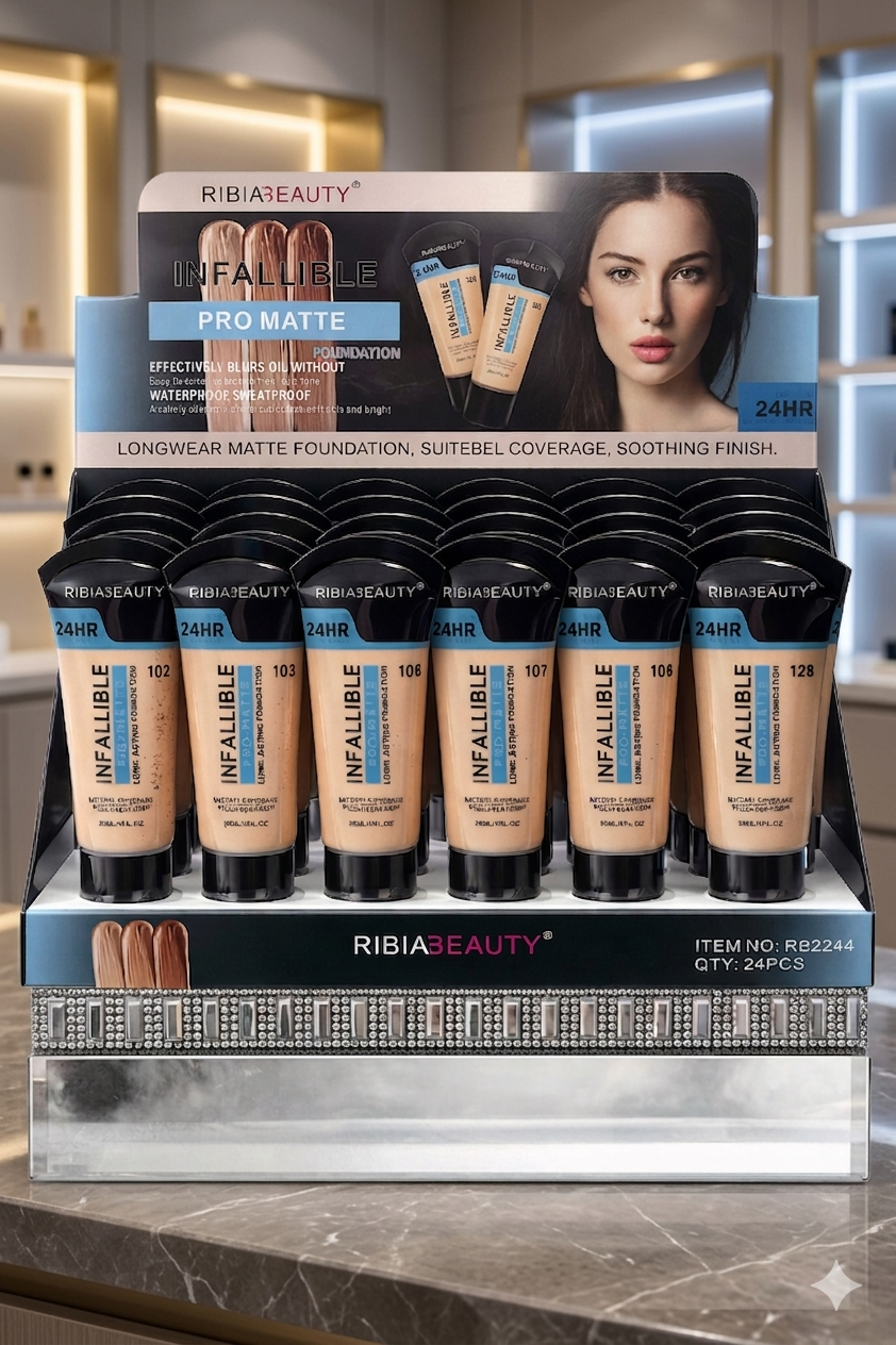 Long wear Matte Foundation 24(pcs)