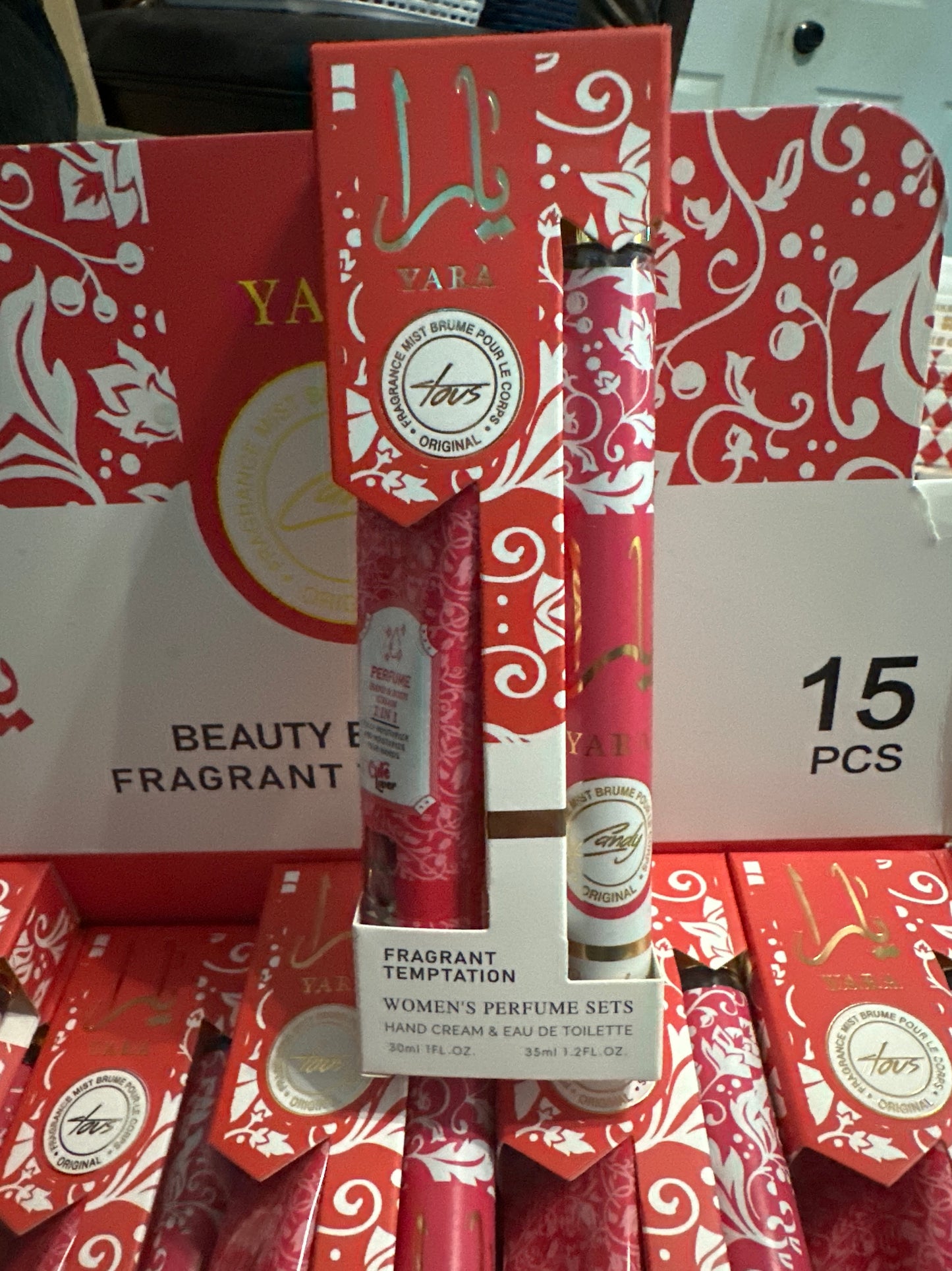 Yara perfume set with cream