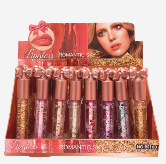 Wholesale lip gloss, 5 boxes of 24 (pcs)