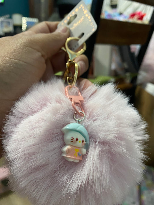 Pompon keychain 12(pcs)