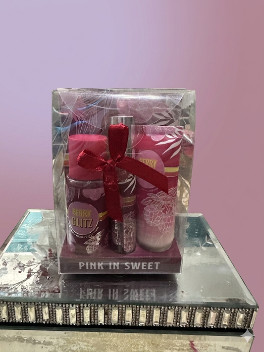 Pink fragrance set