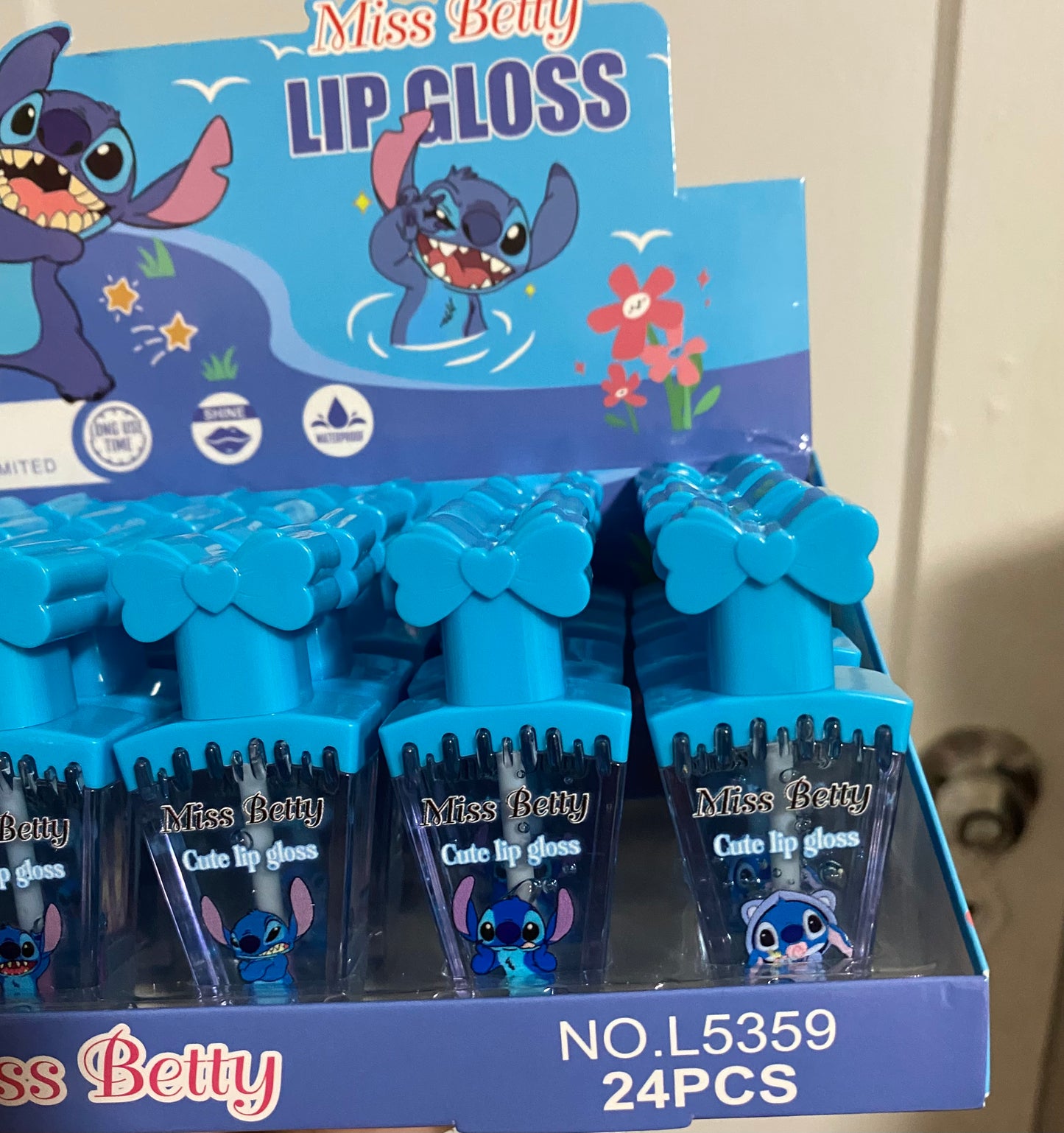 Stitch lip gloss 24(pcs)