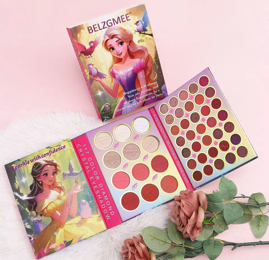 Big Eye Shadow Palette 117 Colors, waterproof shadow Powder.