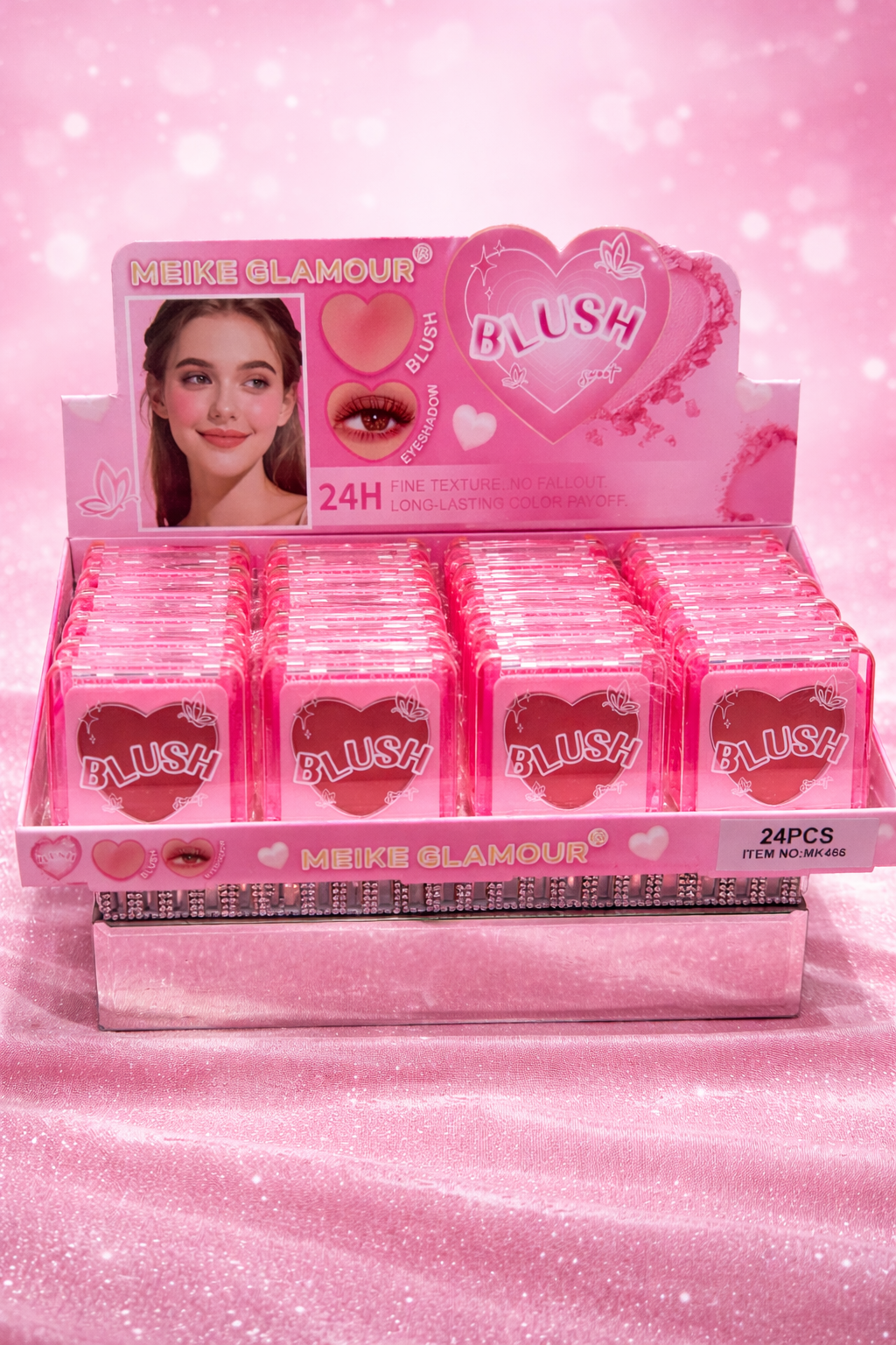 Glamour Blush and Eyebrows Long-lasting 24(pcs)