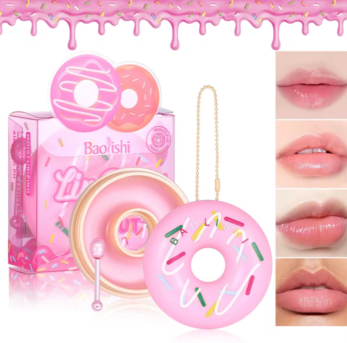 New Lip Balm Donut (24 pcs)
